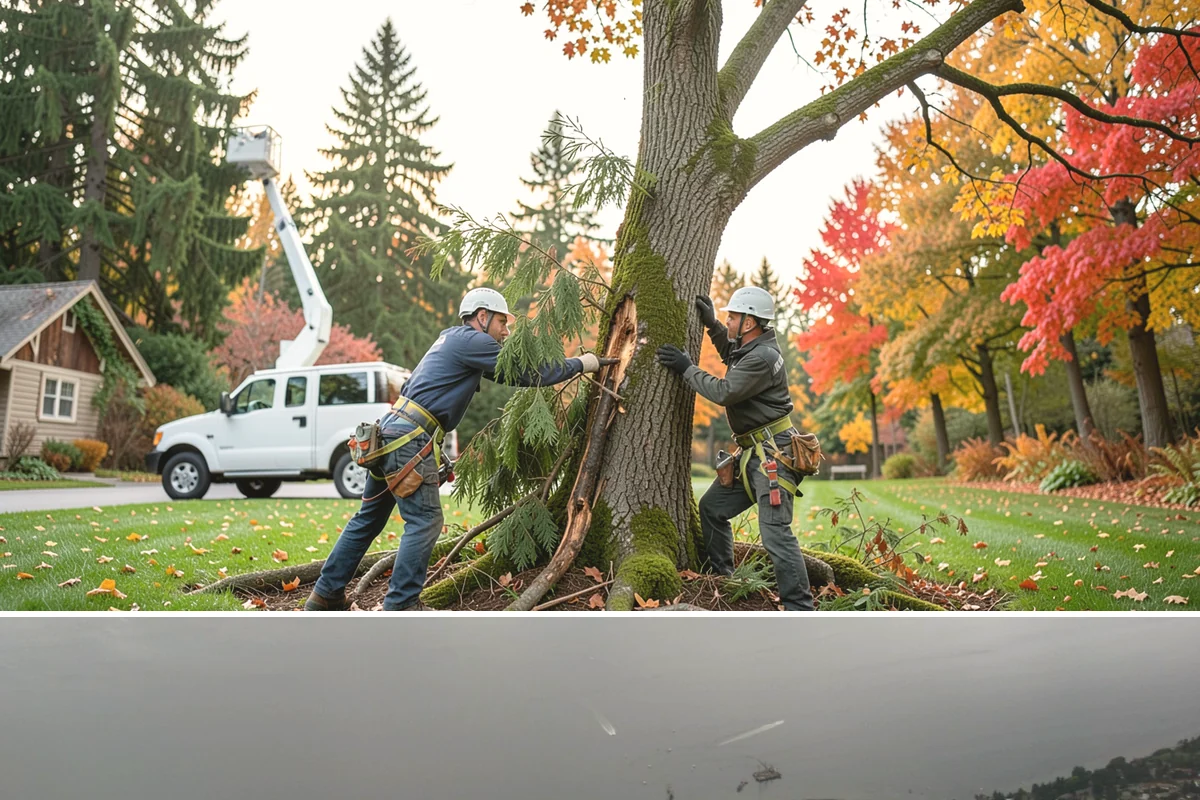 Utility Vegetation Management in Des Moines, King County, WA - Work can generally proceed year-round in the Puget Sound climate but must be paused during wet seasons to prevent equipment...