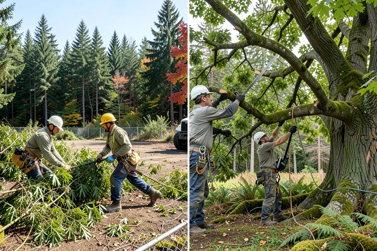Utility Vegetation Management in Enumclaw, King County, WA - Assess the site and mark features to protect