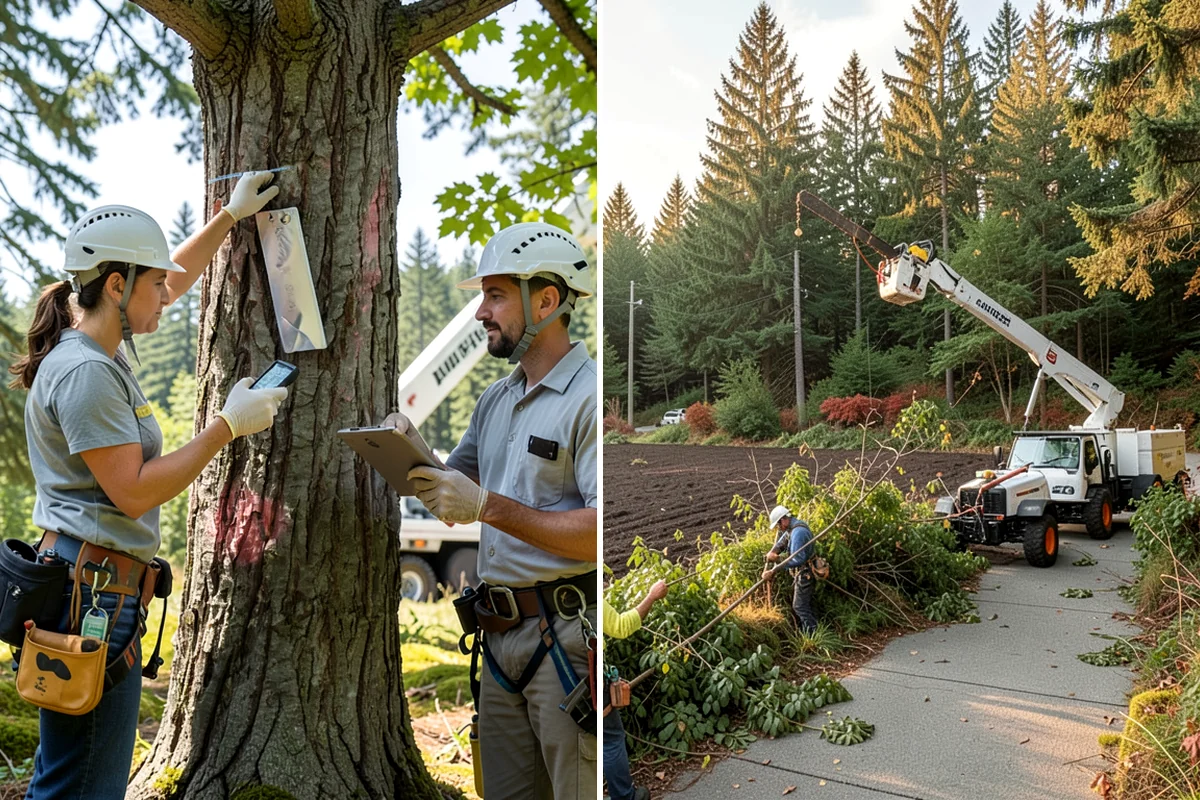 Utility Vegetation Management in Everett, Snohomish County, WA - Assess the site and mark features to protect