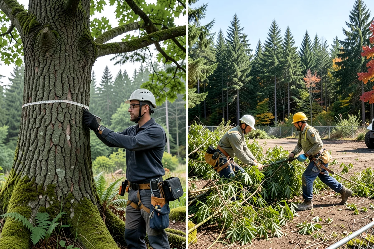 Utility Vegetation Management in Federal Way, King County, WA - Assess the site and mark features to protect