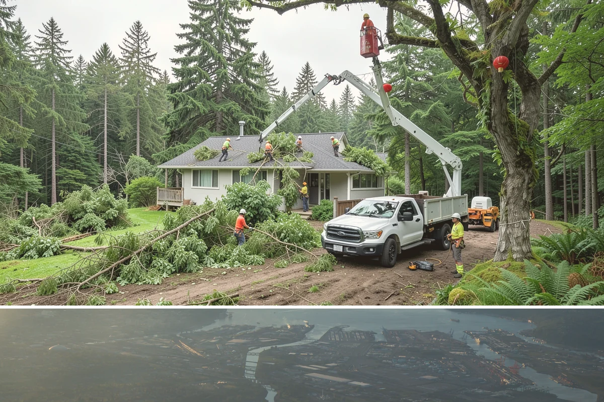 Utility Vegetation Management in Fife, Pierce County, WA - Work can generally proceed year-round in the Puget Sound climate but must be paused during wet seasons to prevent equipment...