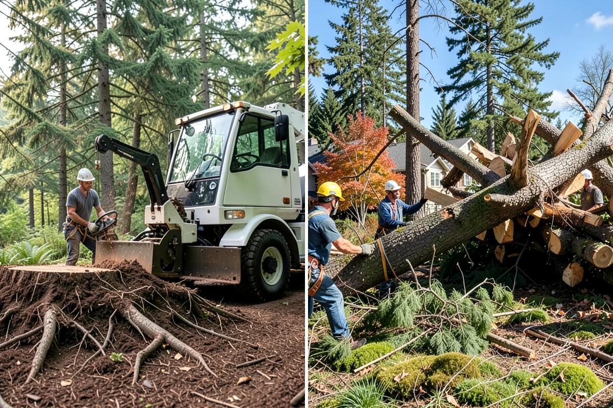 Utility Vegetation Management in Fircrest, Pierce County, WA - Assess the site and mark features to protect