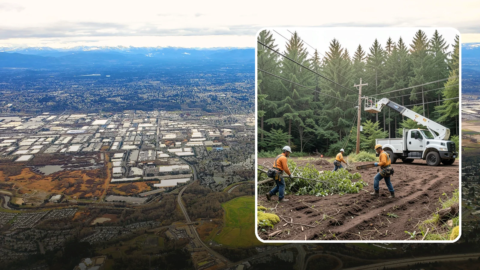 Utility Vegetation Management in Kent, King County, WA - The ongoing management of vegetation around utility infrastructure.