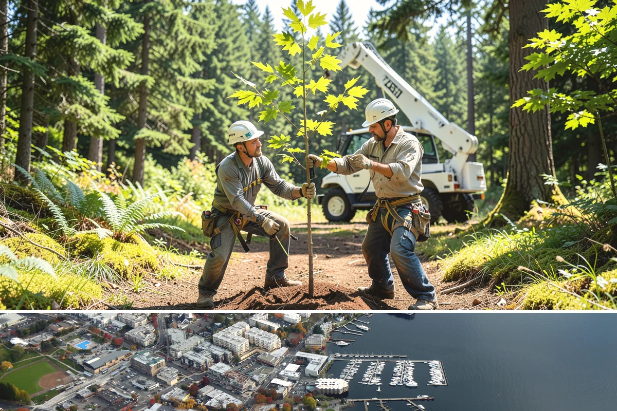 Utility Vegetation Management in Kirkland, King County, WA - Work can generally proceed year-round in the Puget Sound climate but must be paused during wet seasons to prevent equipment...