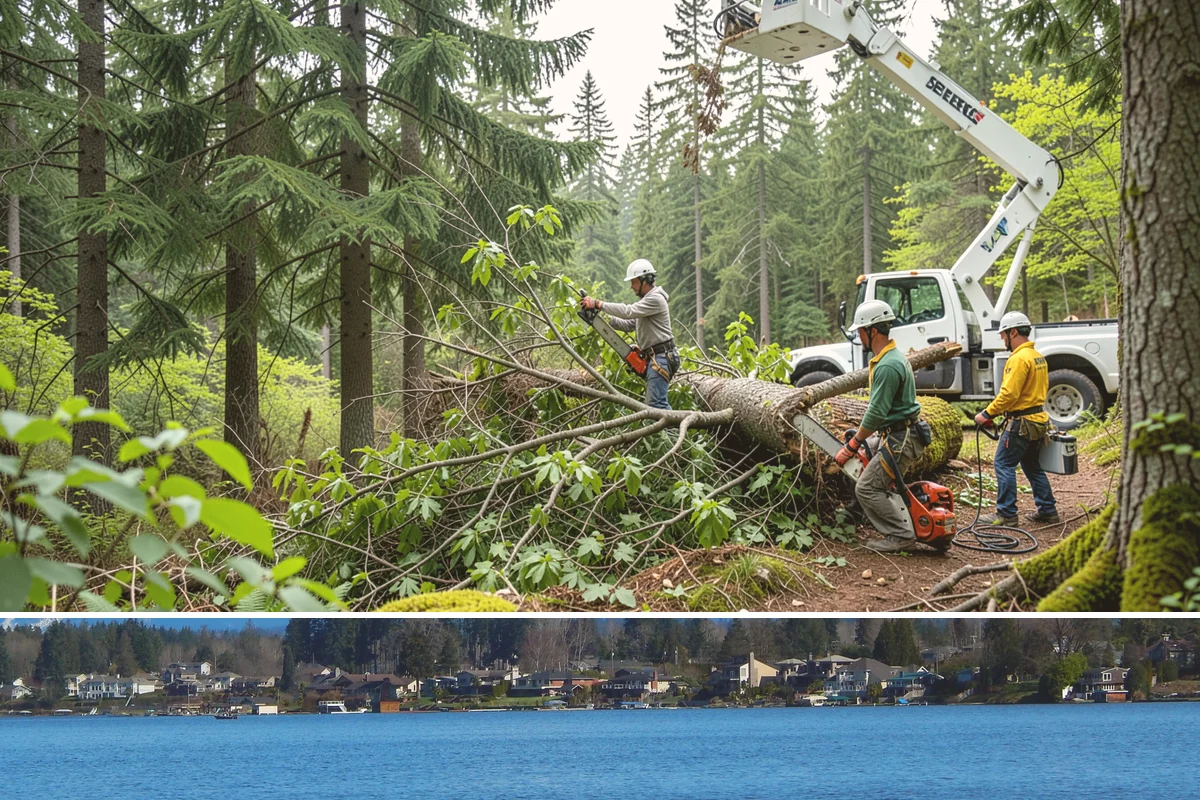Utility Vegetation Management in Lake Stevens, Snohomish County, WA - Work can generally proceed year-round in the Puget Sound climate but must be paused during wet seasons to prevent equipment...