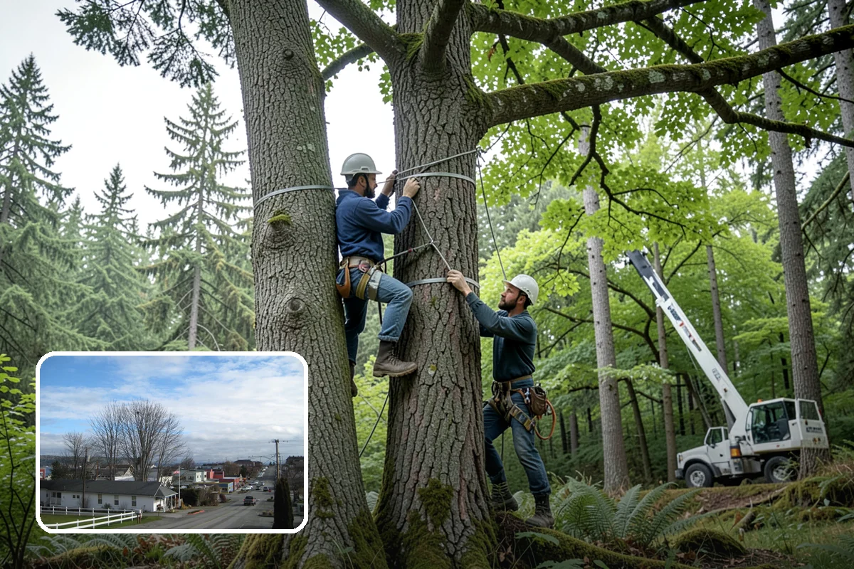 Utility Vegetation Management in Langley, Island County, WA - Improves access and usability of a site