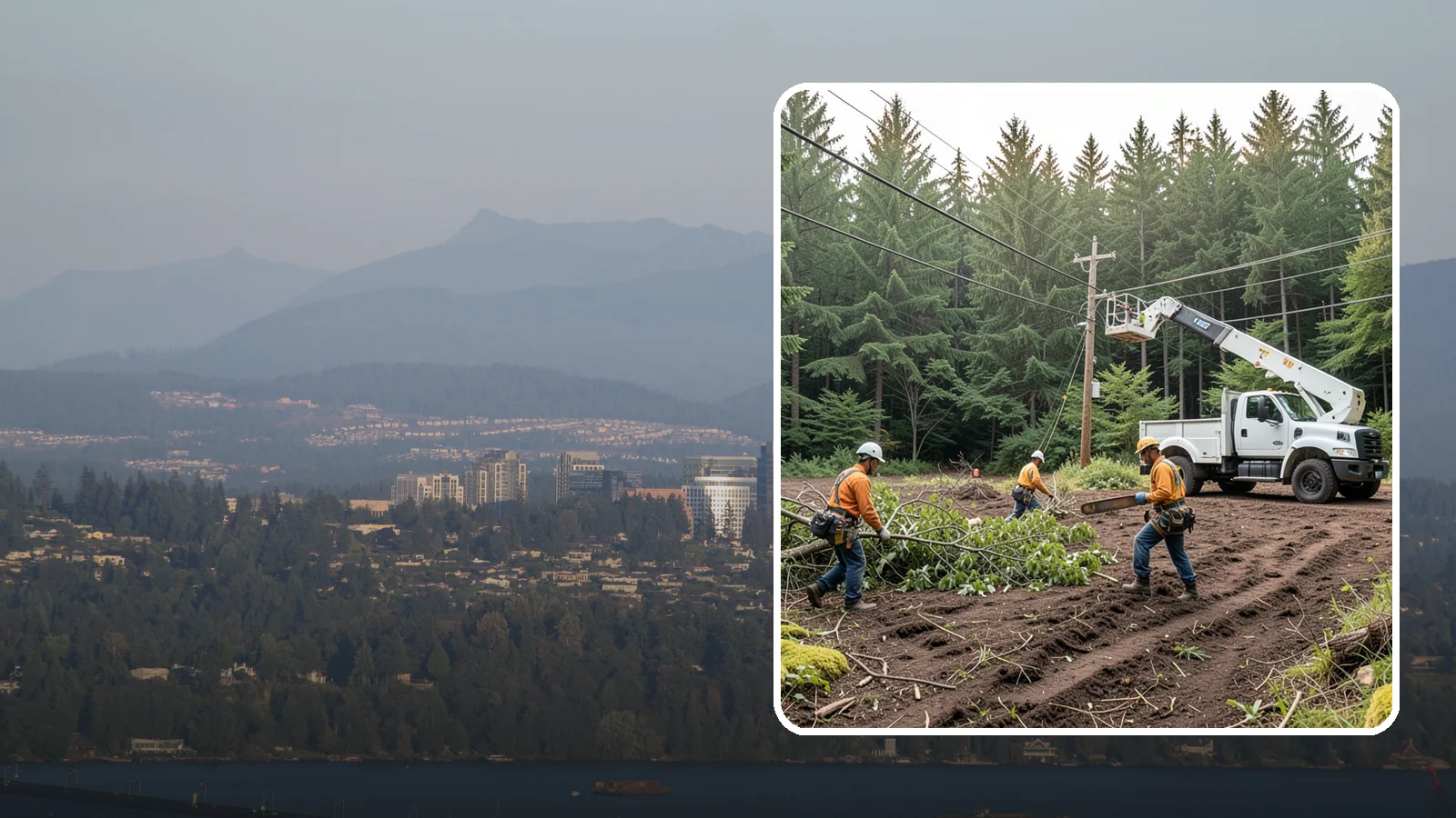 Utility Vegetation Management in Medina, King County, WA - The ongoing management of vegetation around utility infrastructure.