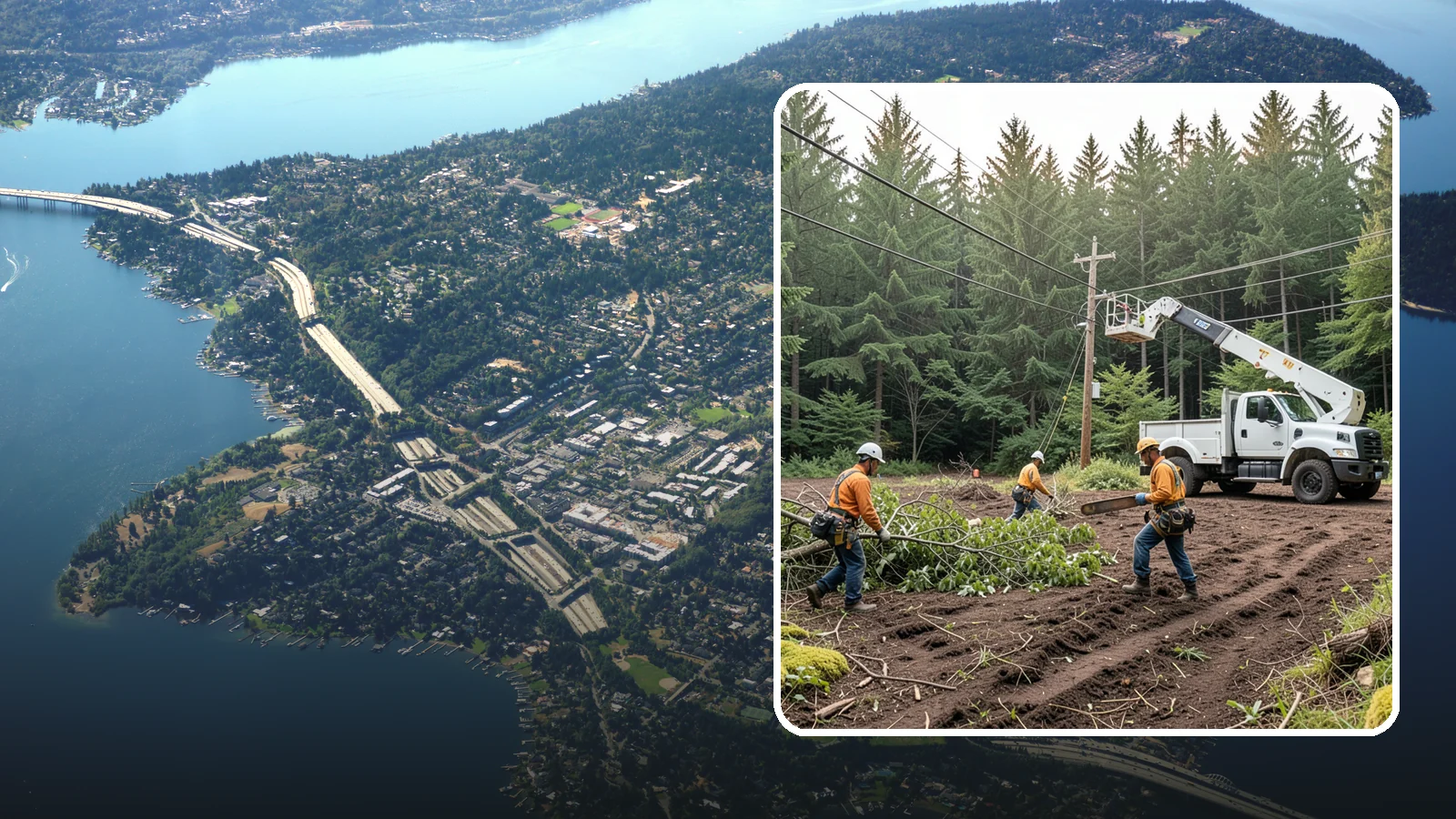 Utility Vegetation Management in Mercer Island, King County, WA - The ongoing management of vegetation around utility infrastructure.