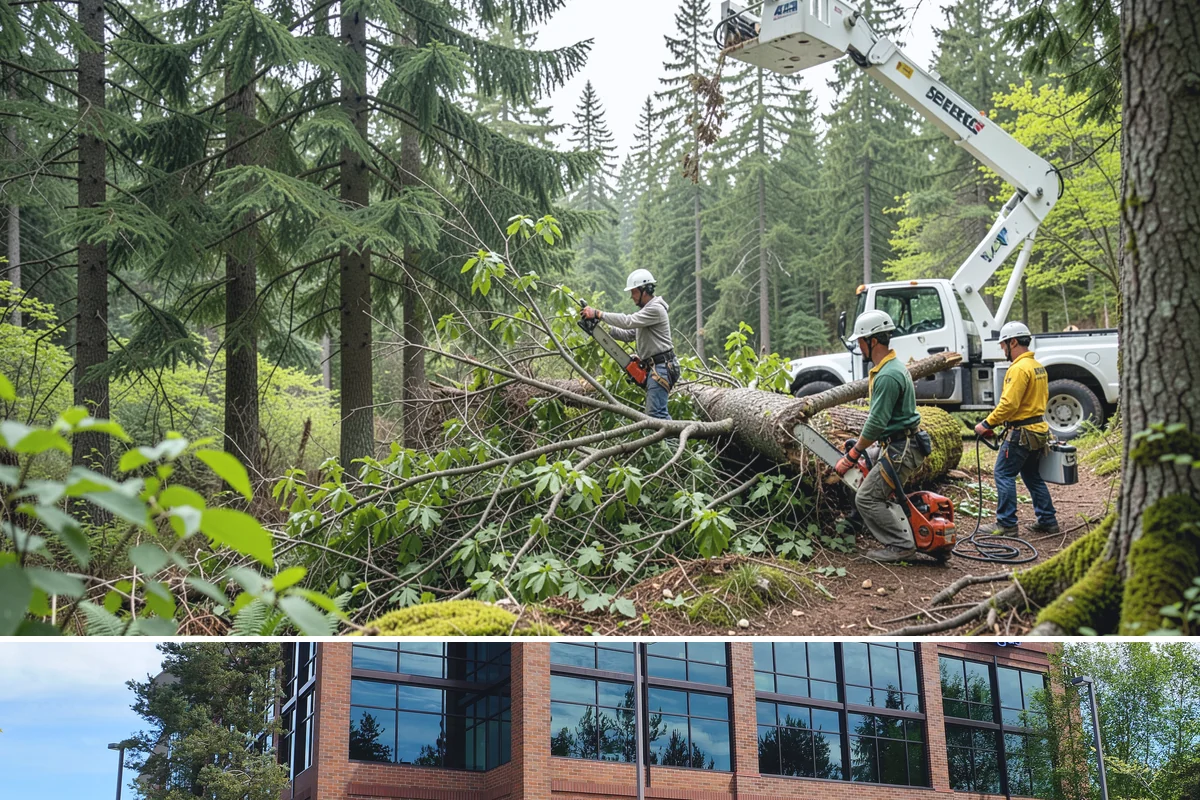 Utility Vegetation Management in Mountlake Terrace, Snohomish County, WA - Work can generally proceed year-round in the Puget Sound climate but must be paused during wet seasons to prevent equipment...