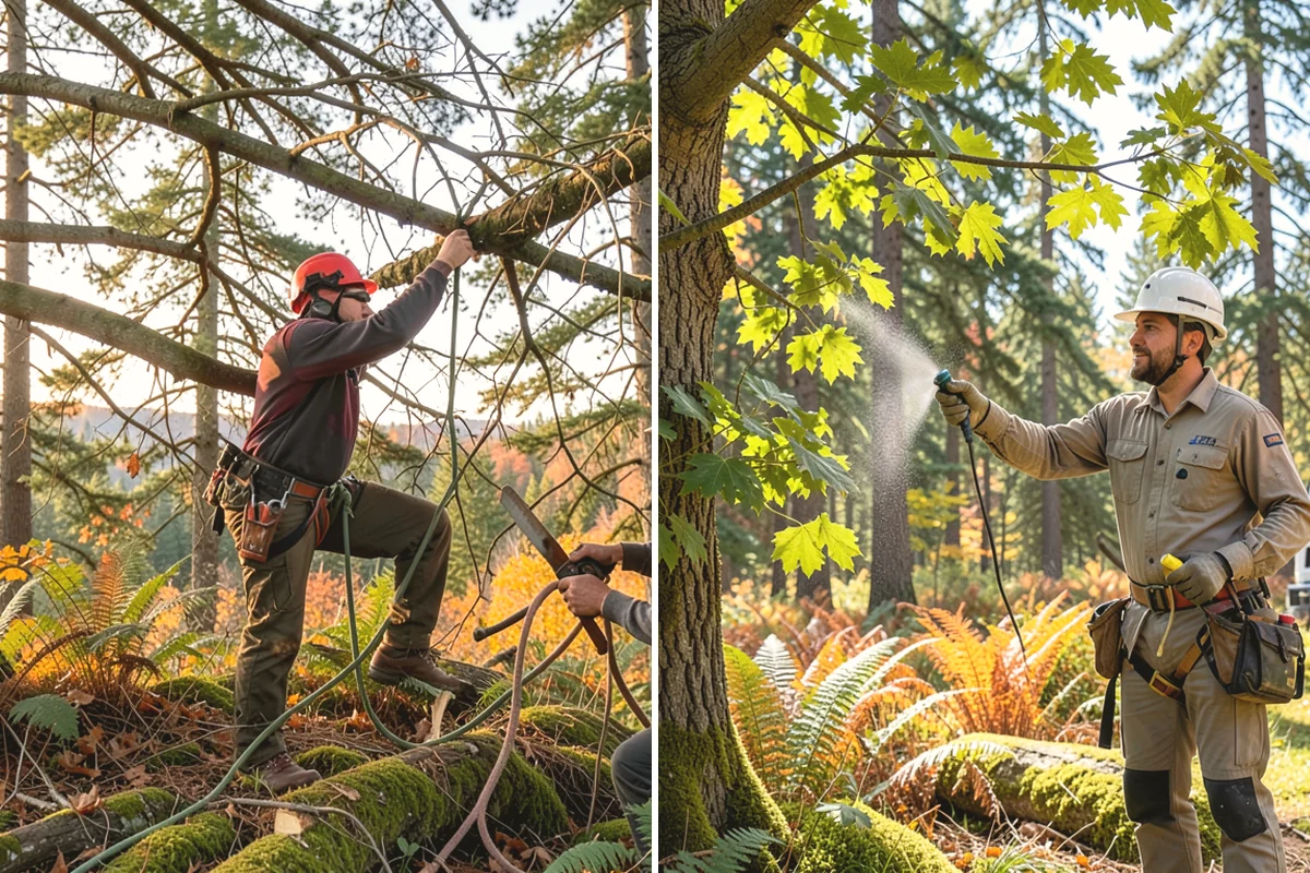 Utility Vegetation Management in Oak Harbor, Island County, WA - Assess the site and mark features to protect