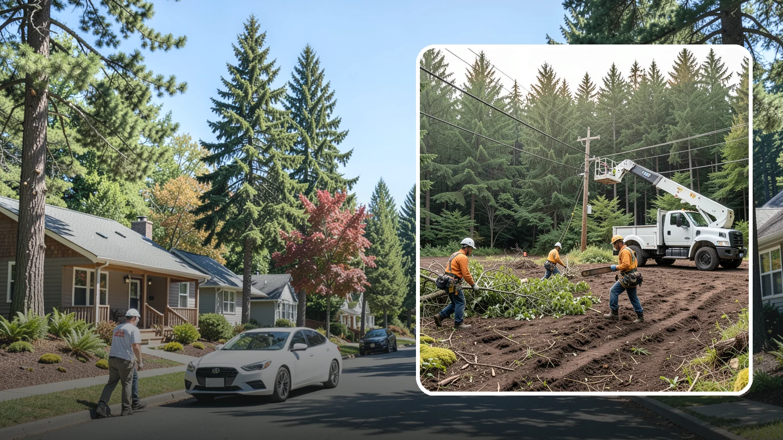 Utility Vegetation Management in Orting, Pierce County, WA - The ongoing management of vegetation around utility infrastructure.