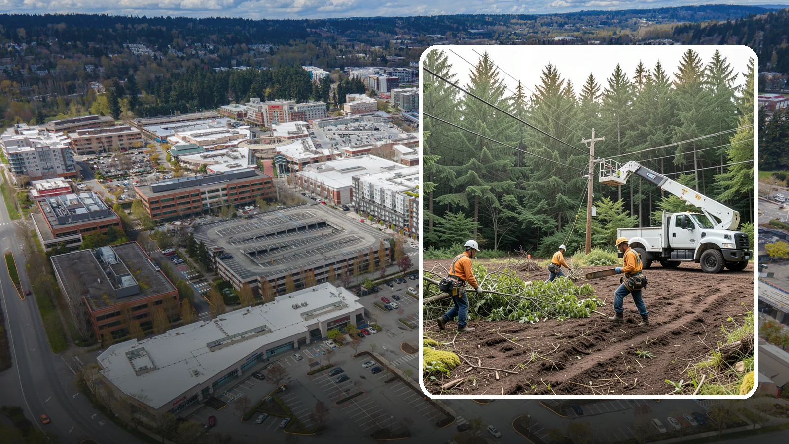 Utility Vegetation Management in Redmond, King County, WA - The ongoing management of vegetation around utility infrastructure.