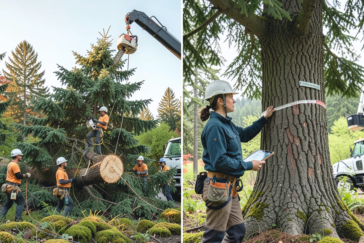 Utility Vegetation Management in Redmond, King County, WA - Assess the site and mark features to protect