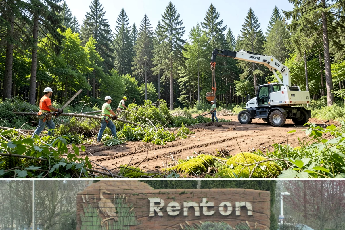 Utility Vegetation Management in Renton, King County, WA - Work can generally proceed year-round in the Puget Sound climate but must be paused during wet seasons to prevent equipment...