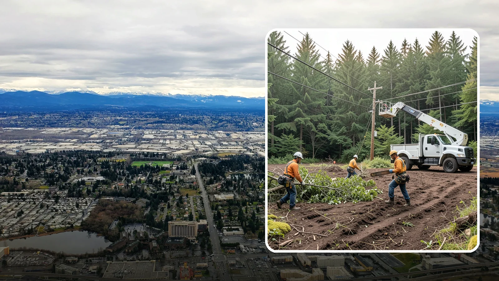Utility Vegetation Management in SeaTac, King County, WA - The ongoing management of vegetation around utility infrastructure.