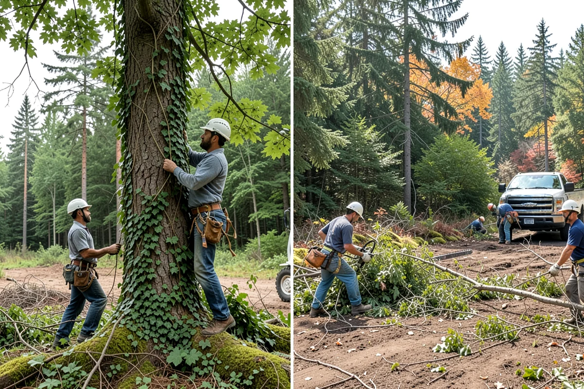 Utility Vegetation Management in Shoreline, King County, WA - Assess the site and mark features to protect