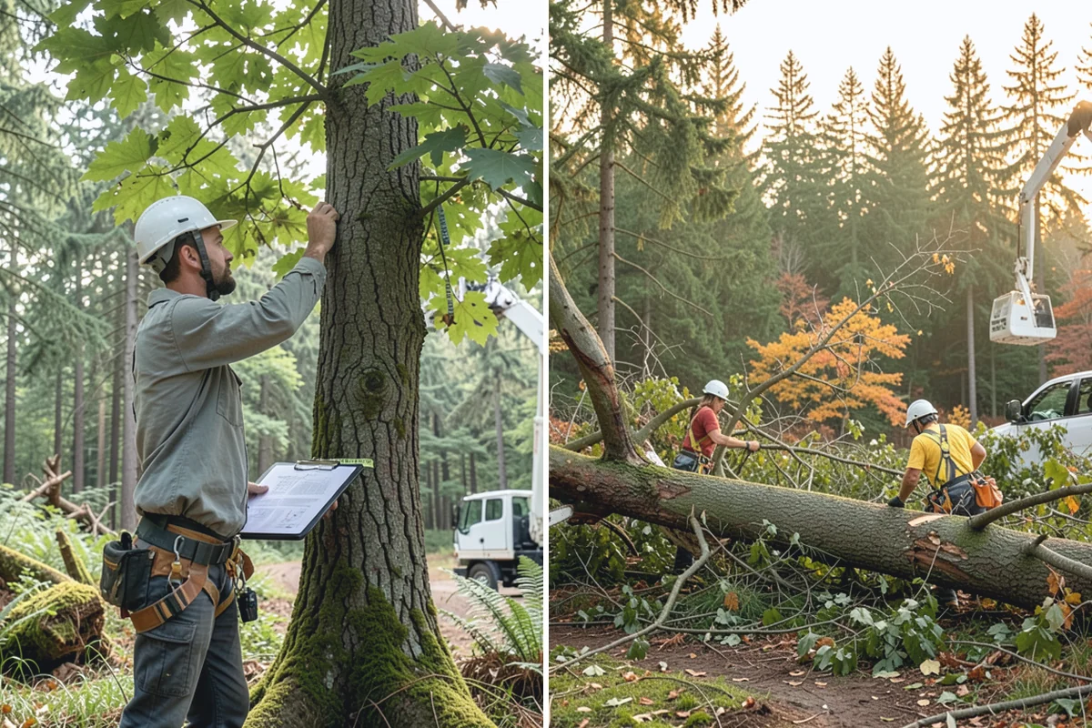 Utility Vegetation Management in South Prairie, Pierce County, WA - Assess the site and mark features to protect