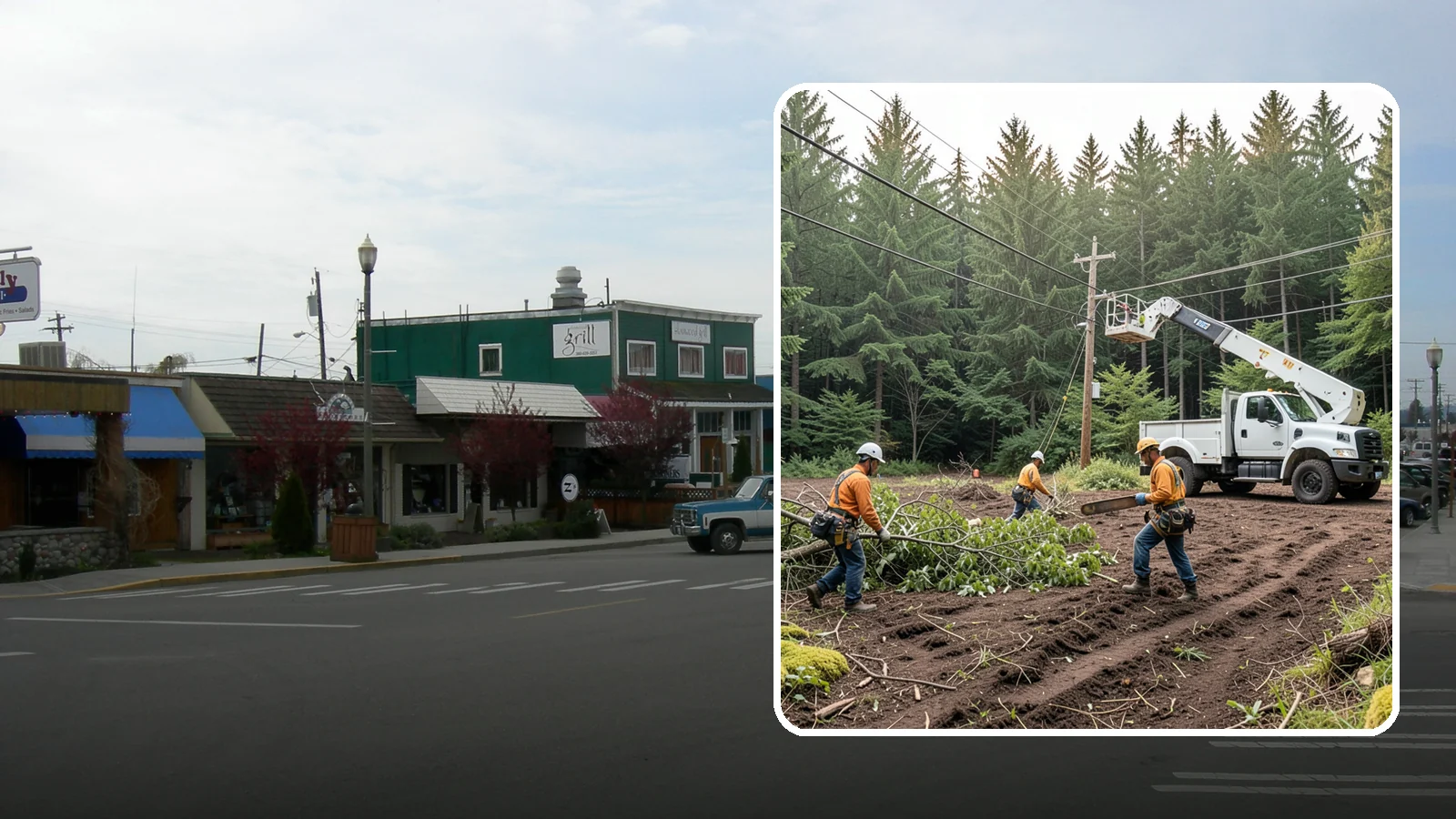Utility Vegetation Management in Stanwood, Snohomish County, WA - The ongoing management of vegetation around utility infrastructure.