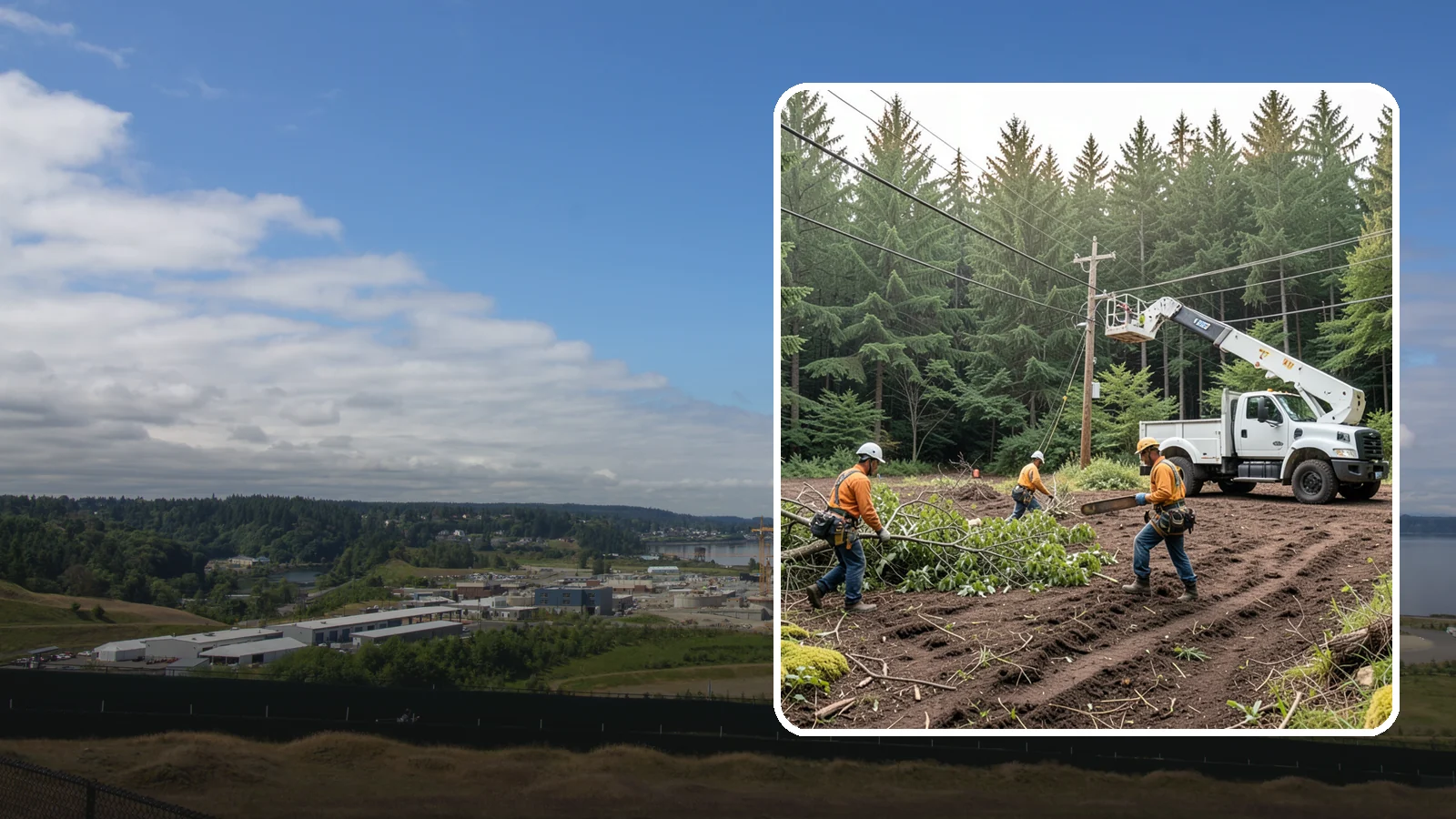 Utility Vegetation Management in University Place, Pierce County, WA - The ongoing management of vegetation around utility infrastructure.