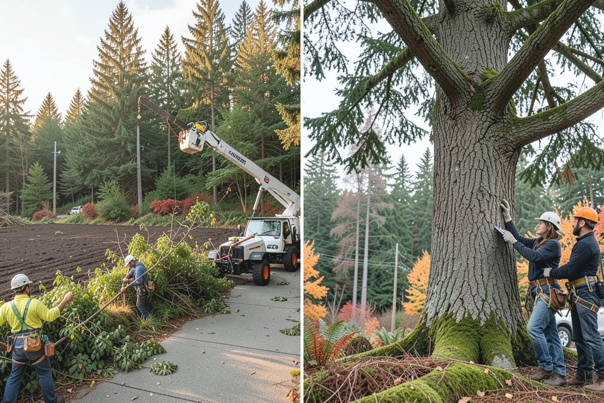 Utility Vegetation Management in Wilkeson, Pierce County, WA - Assess the site and mark features to protect