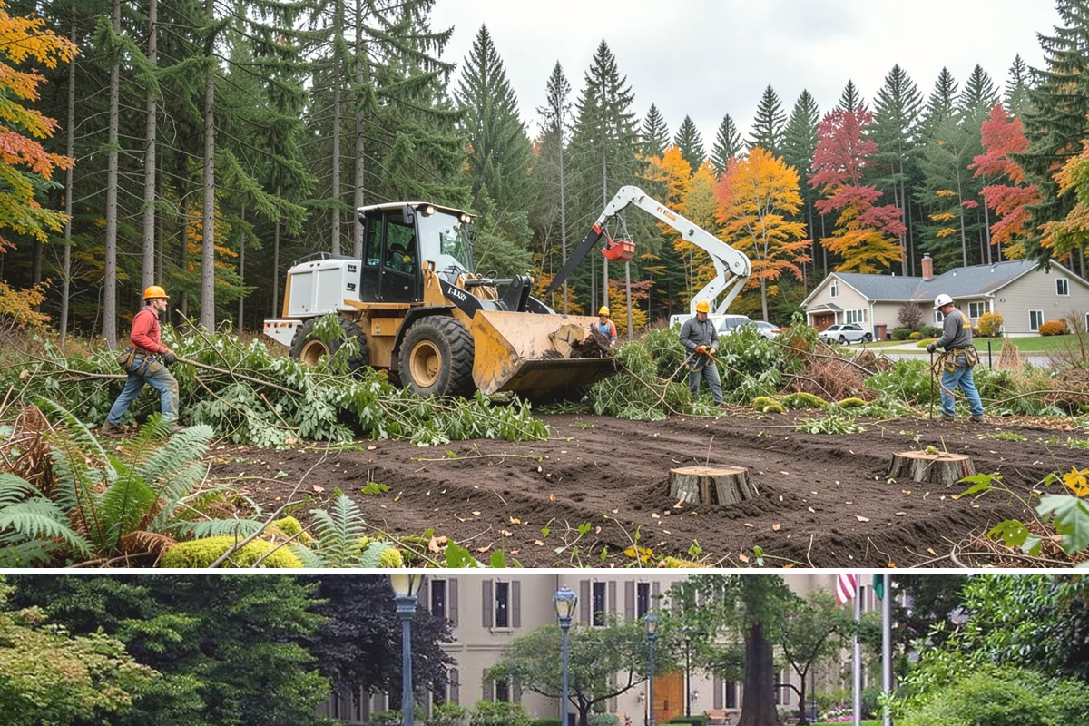 Utility Vegetation Management in Woodinville, King County, WA - Work can generally proceed year-round in the Puget Sound climate but must be paused during wet seasons to prevent equipment...