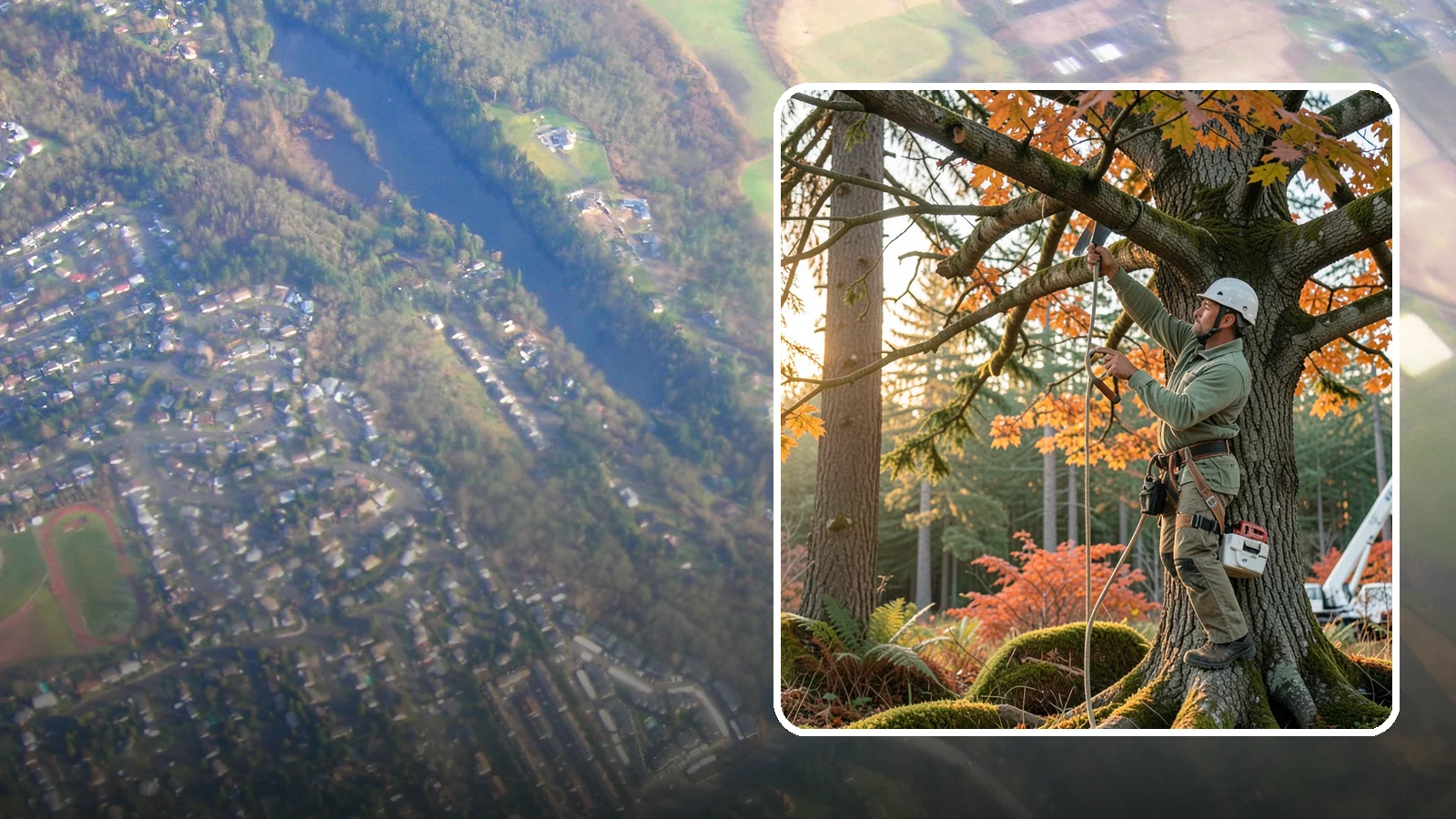 View Enhancement Pruning in Algona, King County, WA - Selective pruning to open or improve a view while protecting tree health.