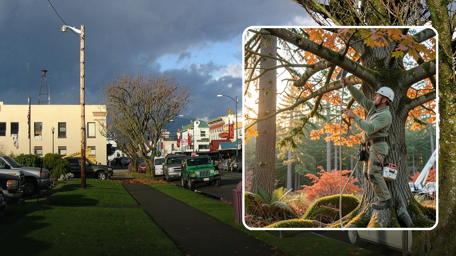 View Enhancement Pruning in Arlington, Snohomish County, WA - Selective pruning to open or improve a view while protecting tree health.