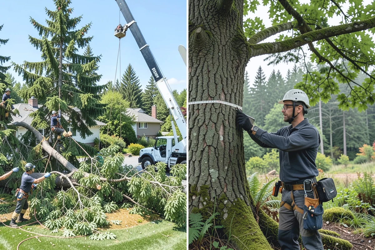 View Enhancement Pruning in Beaux Arts Village, King County, WA - Assess canopy condition and pruning objectives