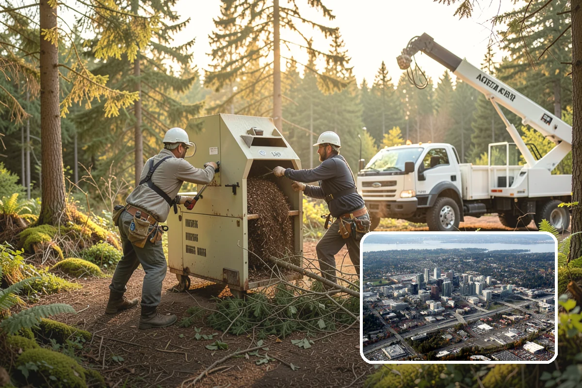 View Enhancement Pruning in Bellevue, King County, WA - Improves tree structure, health, and appearance