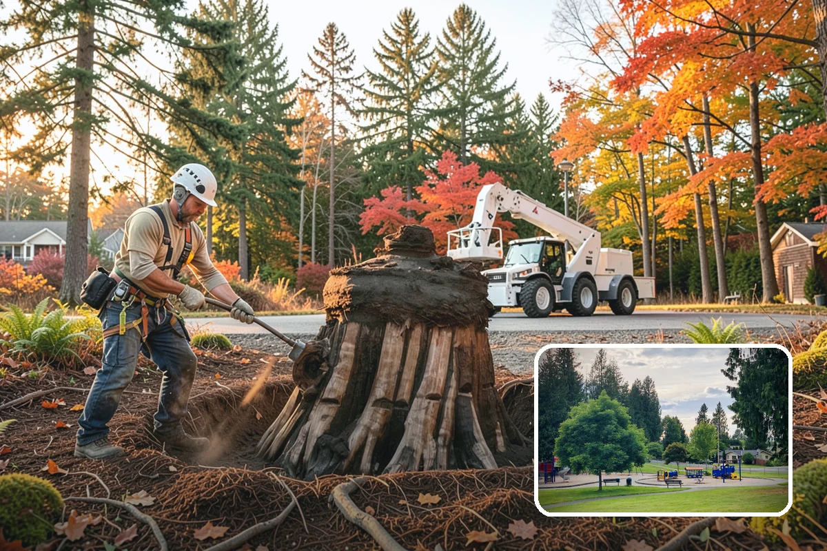 View Enhancement Pruning in Bonney Lake, Pierce County, WA - Improves tree structure, health, and appearance