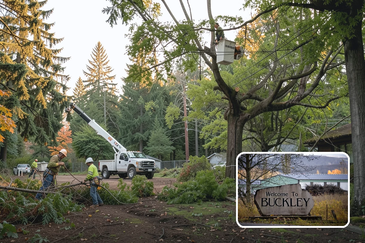 View Enhancement Pruning in Buckley, Pierce County, WA - Improves tree structure, health, and appearance