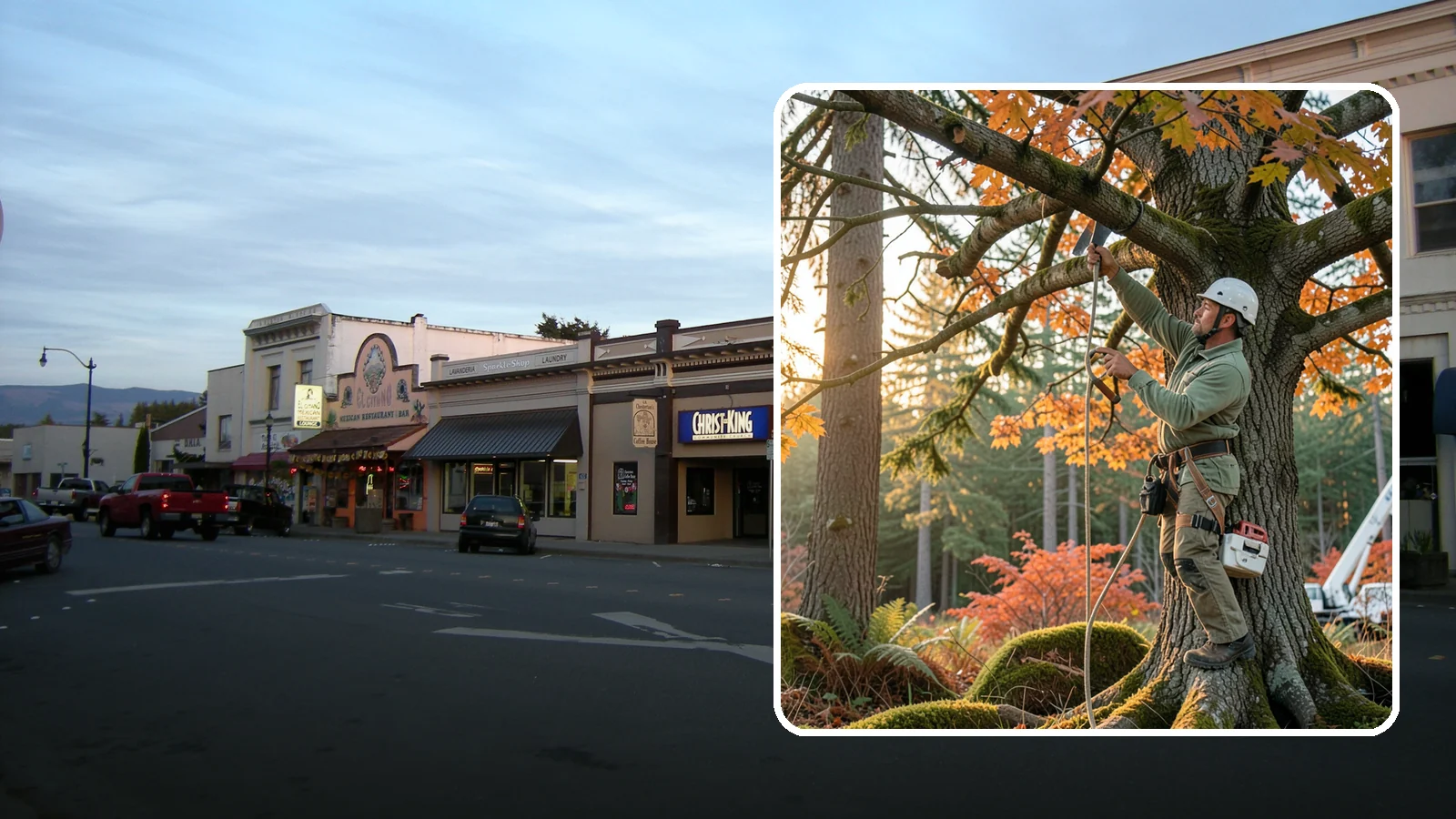 View Enhancement Pruning in Burlington, Skagit County, WA - Selective pruning to open or improve a view while protecting tree health.