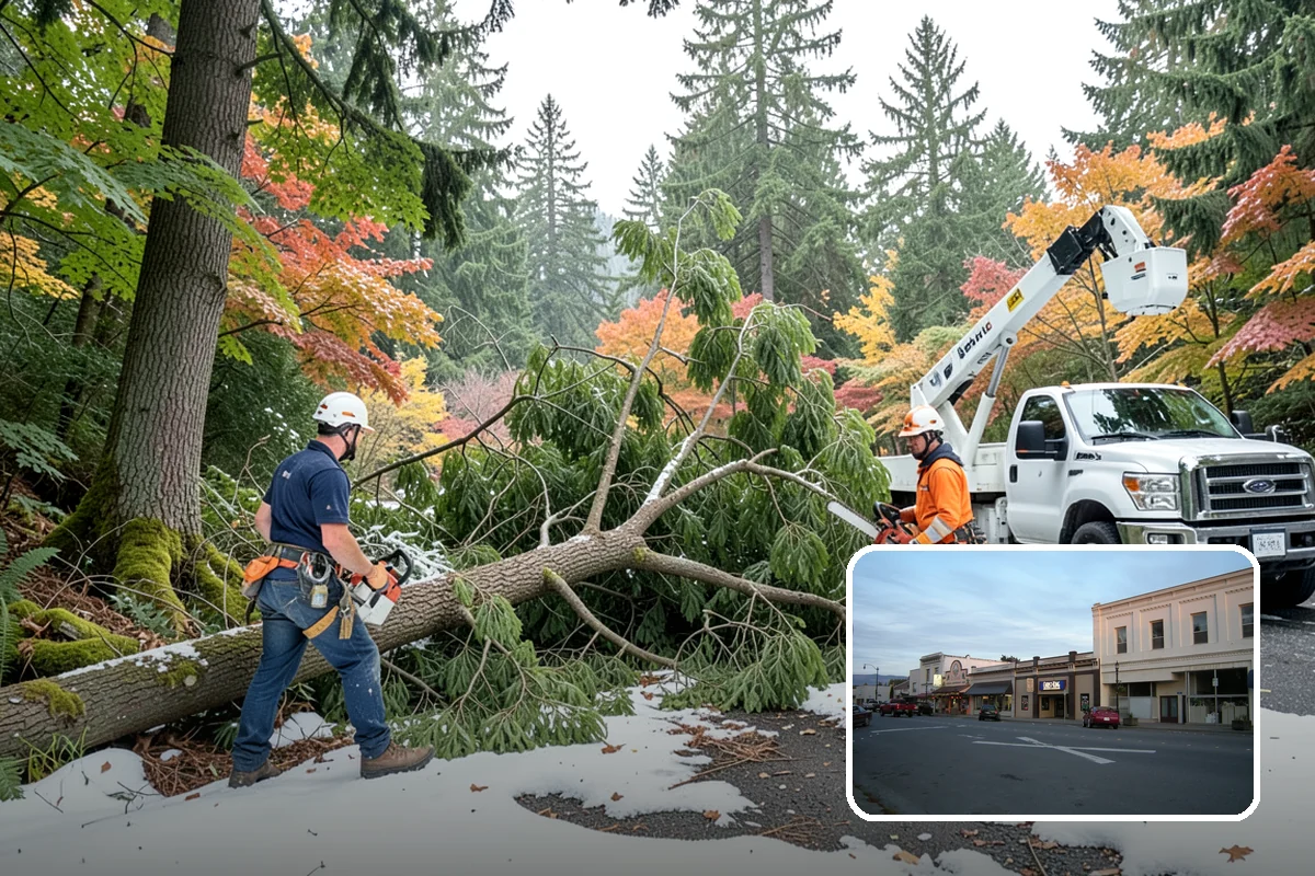 View Enhancement Pruning in Burlington, Skagit County, WA - Improves tree structure, health, and appearance