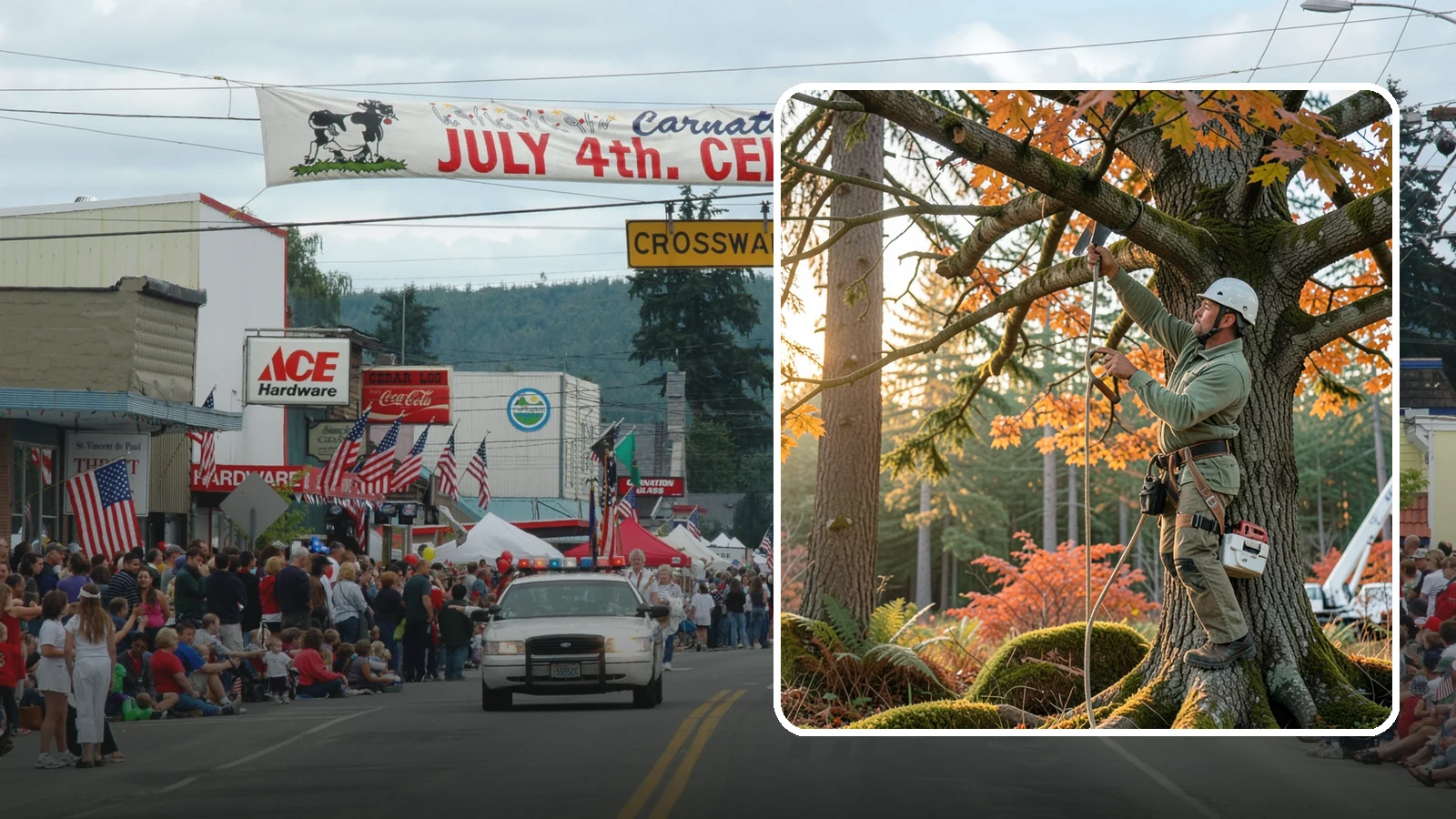 View Enhancement Pruning in Carnation, King County, WA - Selective pruning to open or improve a view while protecting tree health.