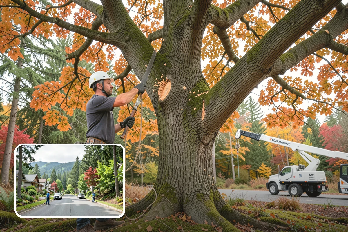 View Enhancement Pruning in Darrington, Snohomish County, WA - Improves tree structure, health, and appearance