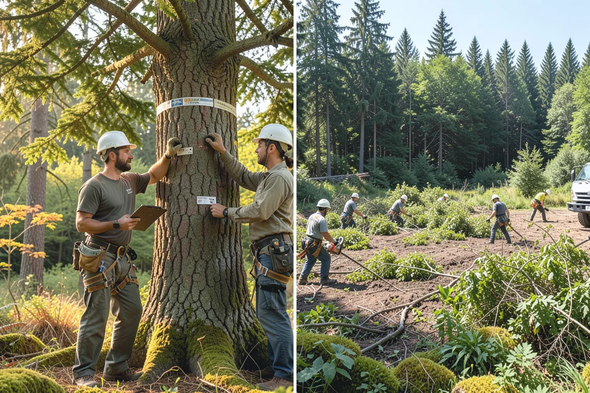 View Enhancement Pruning in Des Moines, King County, WA - Assess canopy condition and pruning objectives