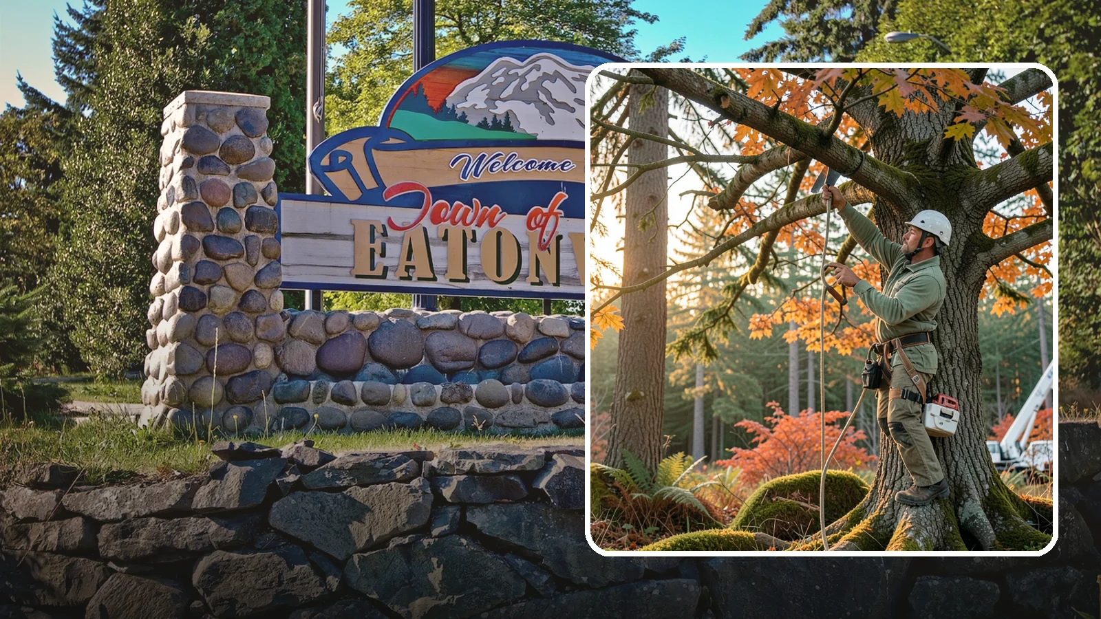 View Enhancement Pruning in Eatonville, Pierce County, WA - Selective pruning to open or improve a view while protecting tree health.