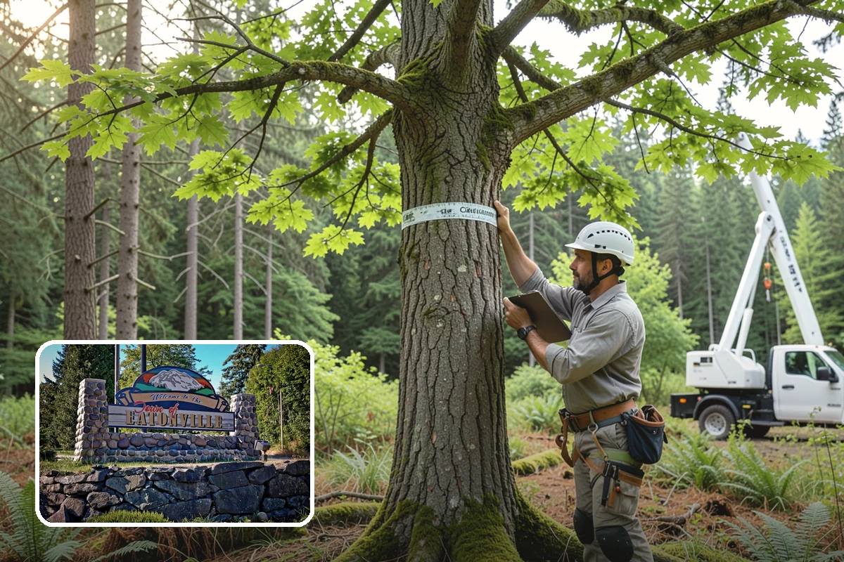 View Enhancement Pruning in Eatonville, Pierce County, WA - Improves tree structure, health, and appearance