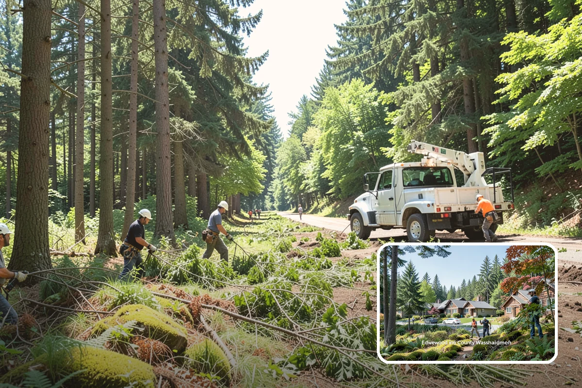 View Enhancement Pruning in Edgewood, Pierce County, WA - Improves tree structure, health, and appearance