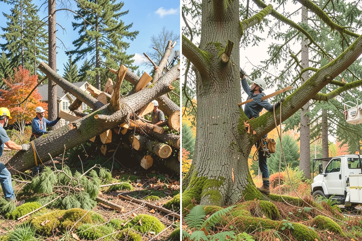 View Enhancement Pruning in Edmonds, Snohomish County, WA - Assess canopy condition and pruning objectives