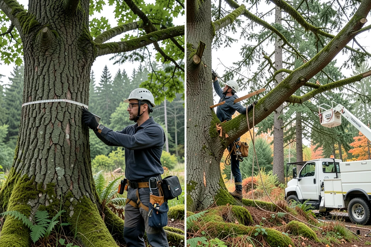 View Enhancement Pruning in Enumclaw, King County, WA - Assess canopy condition and pruning objectives