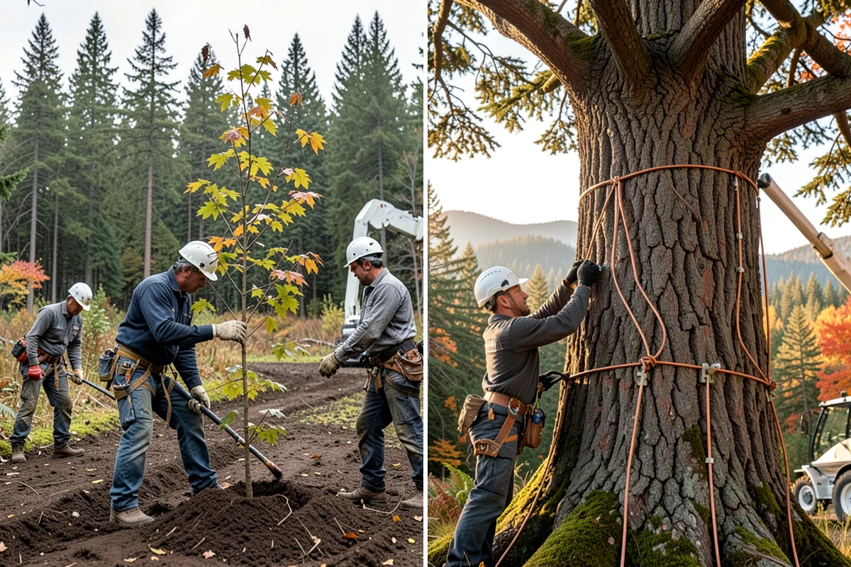 View Enhancement Pruning in Everett, Snohomish County, WA - Assess canopy condition and pruning objectives