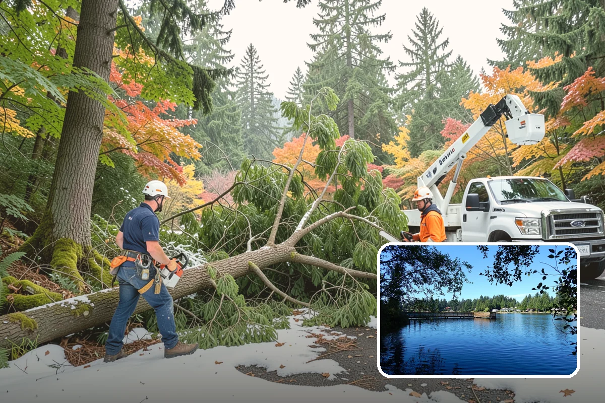 View Enhancement Pruning in Federal Way, King County, WA - Improves tree structure, health, and appearance