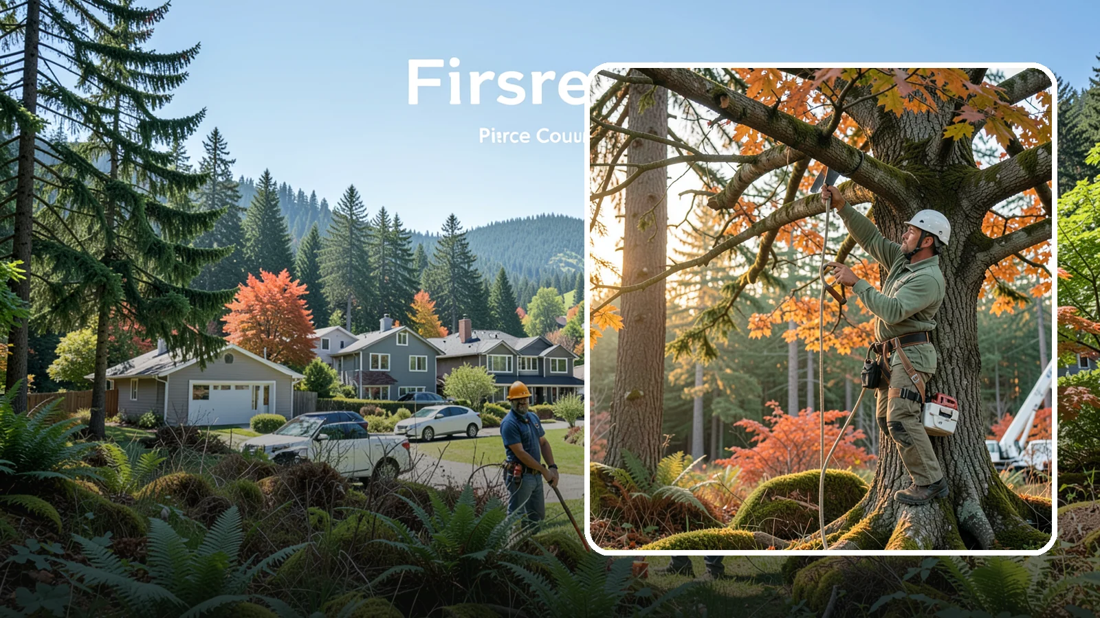 View Enhancement Pruning in Fircrest, Pierce County, WA - Selective pruning to open or improve a view while protecting tree health.