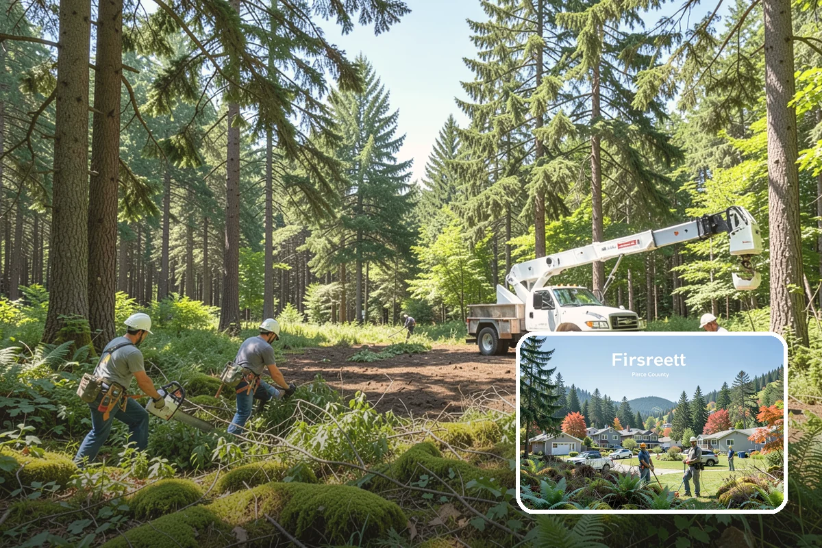 View Enhancement Pruning in Fircrest, Pierce County, WA - Improves tree structure, health, and appearance