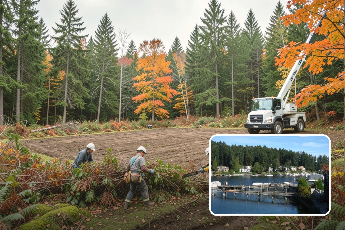View Enhancement Pruning in Gig Harbor, Pierce County, WA - Improves tree structure, health, and appearance