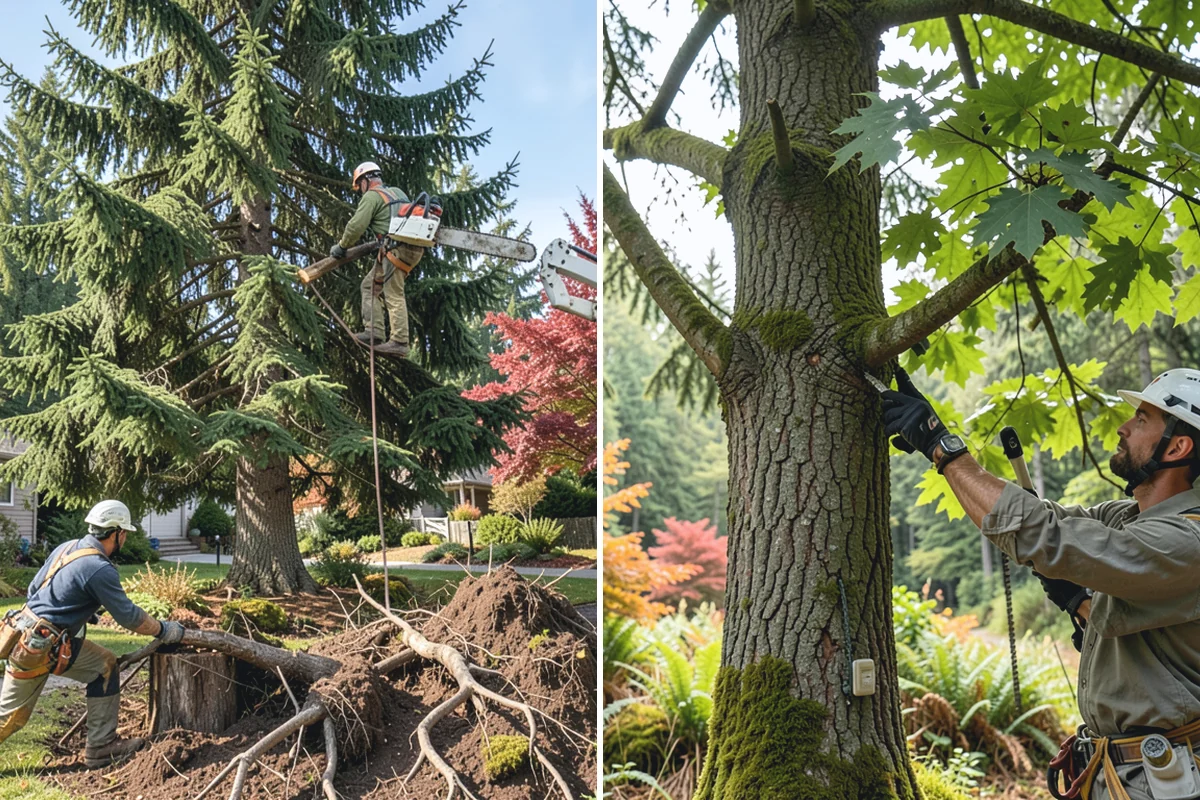 View Enhancement Pruning in Gold Bar, Snohomish County, WA - Assess canopy condition and pruning objectives