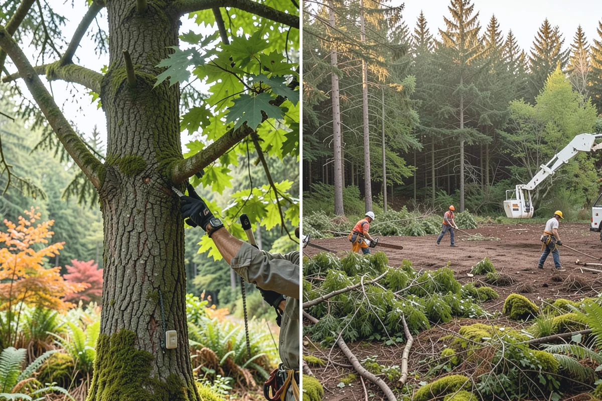 View Enhancement Pruning in Granite Falls, Snohomish County, WA - Assess canopy condition and pruning objectives