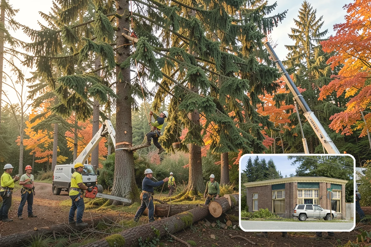 View Enhancement Pruning in Hamilton, Skagit County, WA - Improves tree structure, health, and appearance