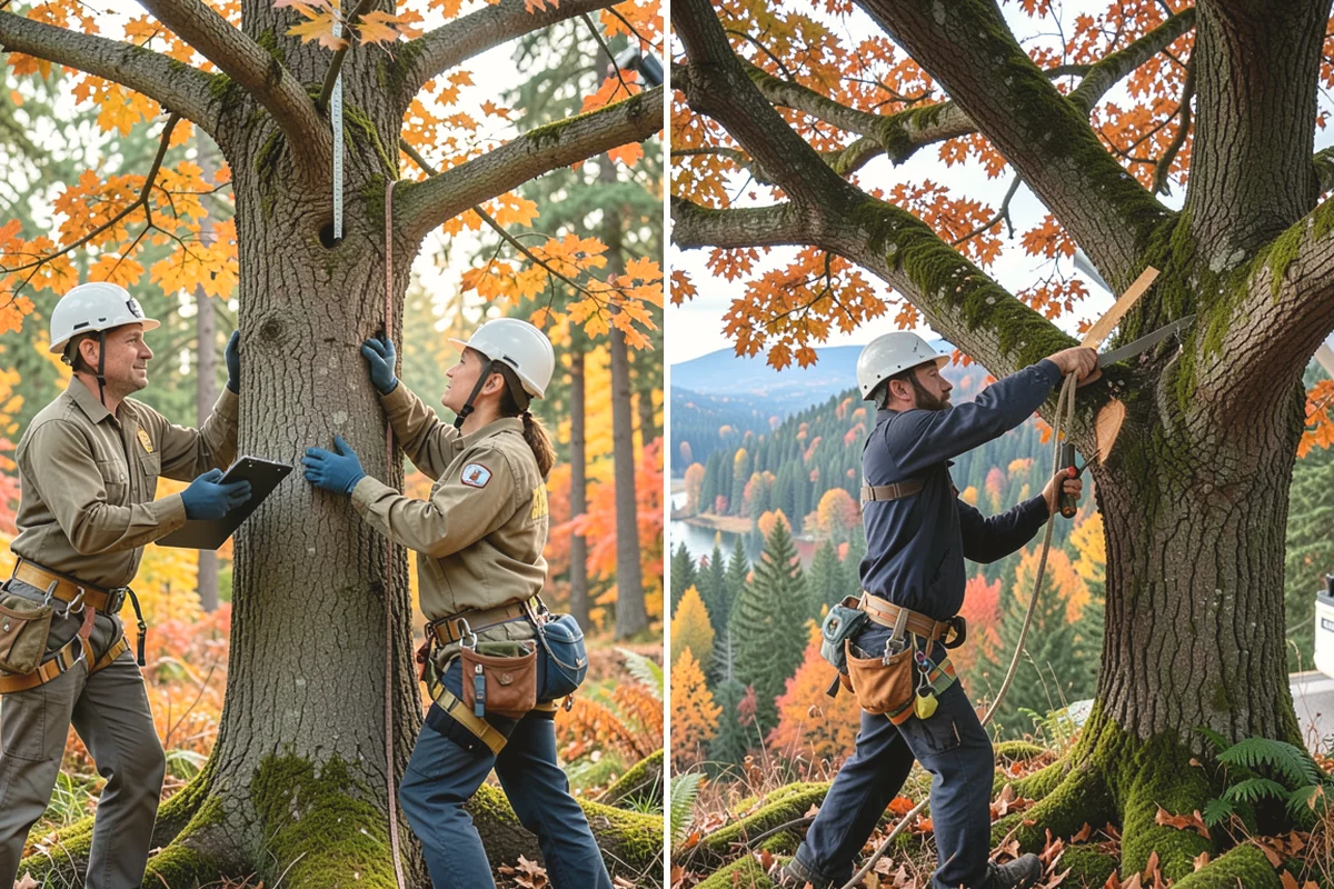View Enhancement Pruning in Issaquah, King County, WA - Assess canopy condition and pruning objectives